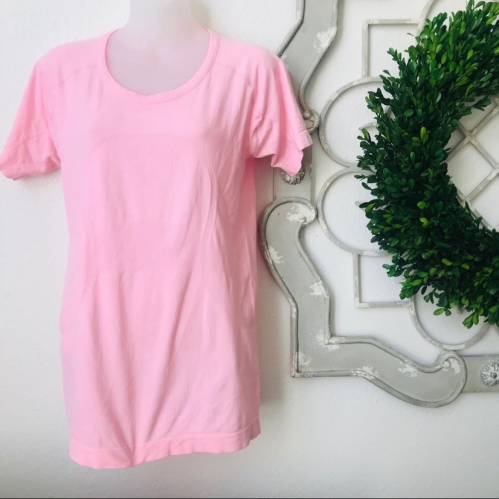 Pink Lululemon Shifty Tee